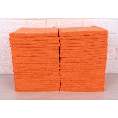 DRI BY TRICOL CLEAN Multi-Purpose Cloth,  Orange, 300 GSM, 16 x 16 in, 48 PK 01-30-01-00-91-20